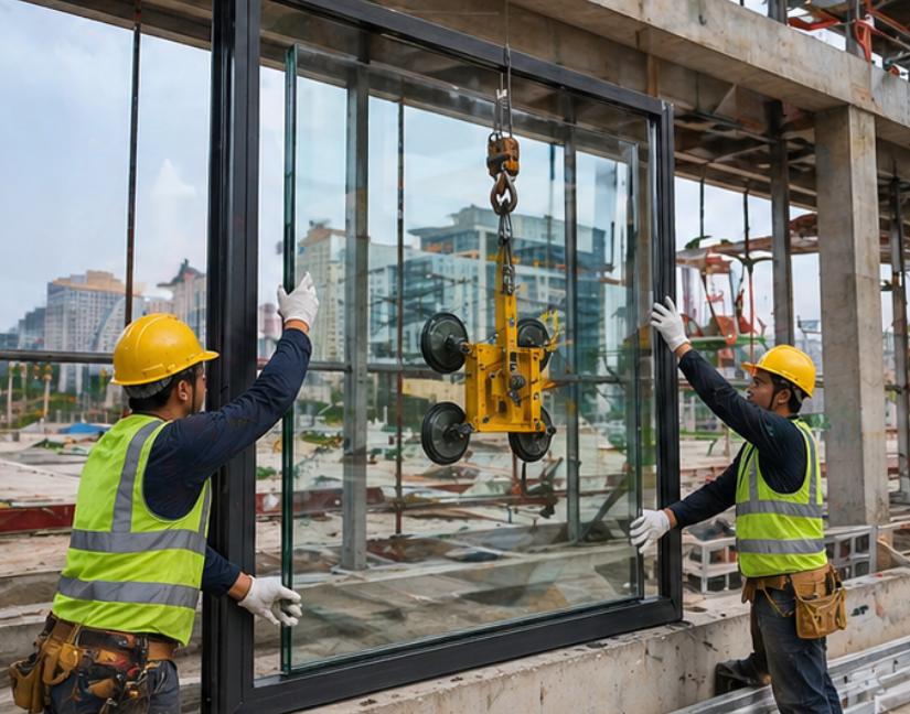 Quy trình thi công mặt dựng nhôm kính